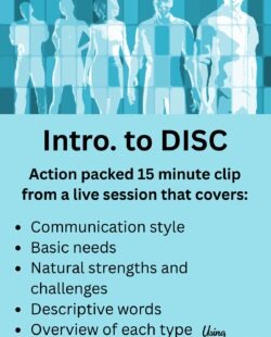 "Intro To Disc" - Video Session