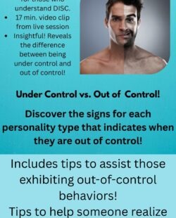 "Under Control vs Out of Control" - Video Session